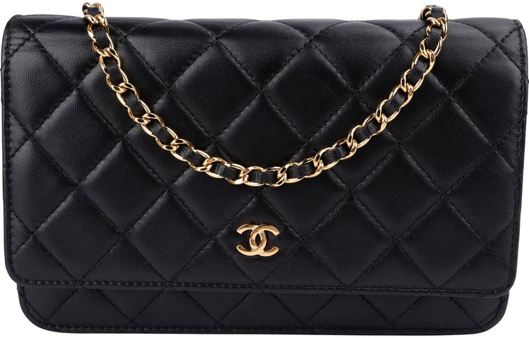 Chanel Chanel Quilted Lambskin Wallet On Chain Crossbody Bag