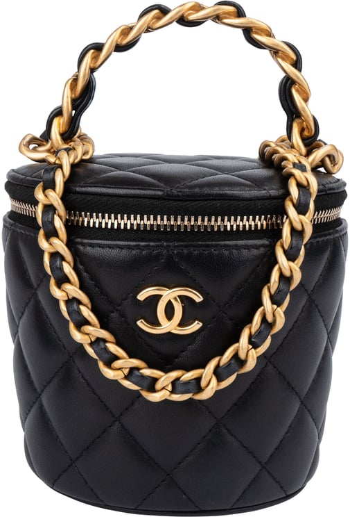 Chanel Chanel Quilted Lambskin Mini Vanity Crossbody Bag