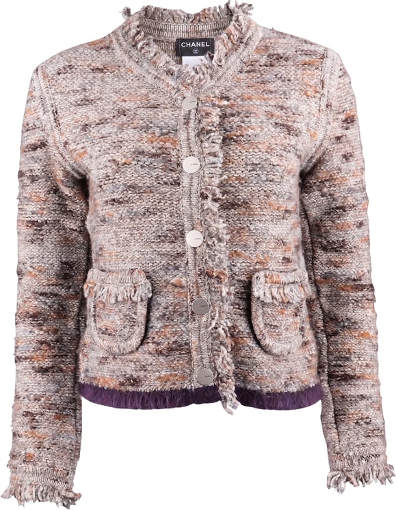 Chanel Chanel Multicolor Tweed 1999 Runway Jacket (D36 / FR38)