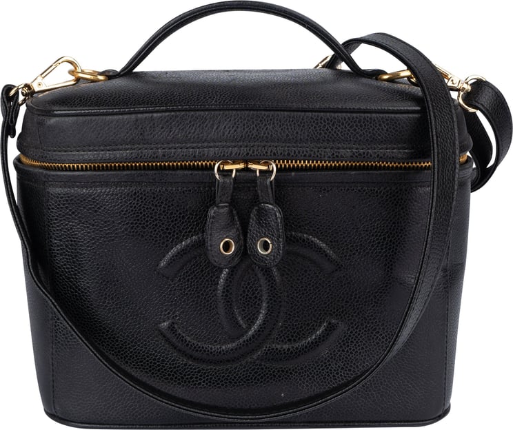 Chanel Chanel Caviar Leather CC Vanity Handbag