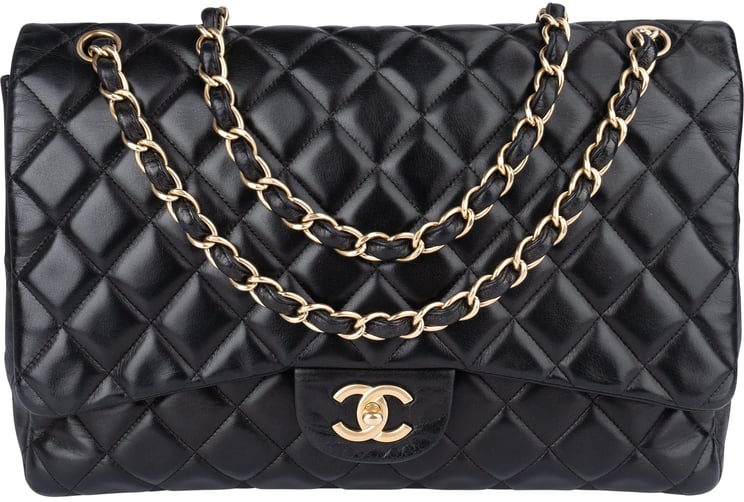 Chanel Chanel Quilted Lambskin Maxi Single Flap Crossbody