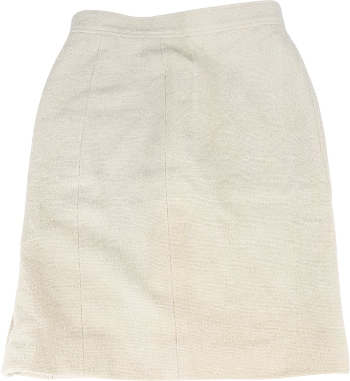 Chanel Chanel Light Green Tweed Skirt (DE40 / FR42)