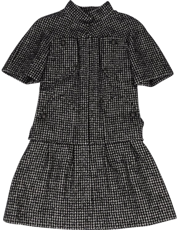 Chanel Chanel Bicolor Wool Tweed Dress (DE32 / FR34)