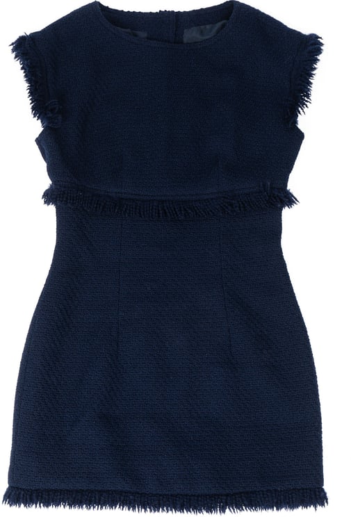 Chanel Chanel Bleu Tweed Dress (DE 34 / XS)