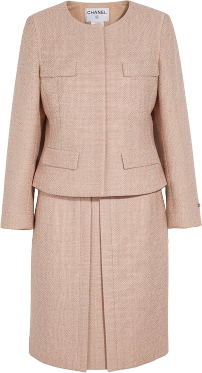 Chanel Chanel Rose Wool Office Jacket Set (DE36 / FR38)