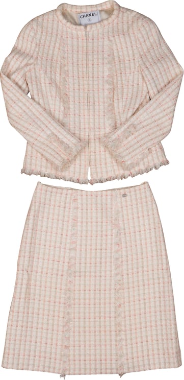 Chanel Chanel Multicolor Tweed Jacket Costume Set (DE34 / FR36)