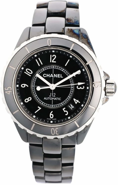 Chanel Chanel J12 H0685 CE×SS AT Watch with Black Dial