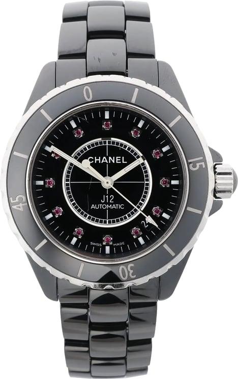 Chanel Chanel J12 H1635 I.G.21132 CE×SS AT Watch with Black Dial