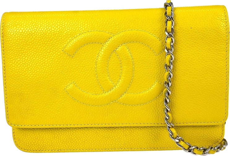 Chanel Chanel Wallet on Chain Caviar