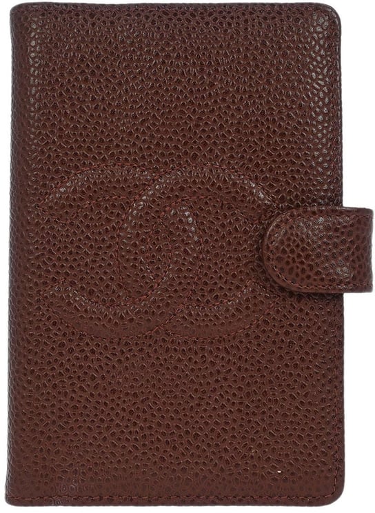 Chanel Chanel CC Bifold Wallet Quilted Caviar Compact