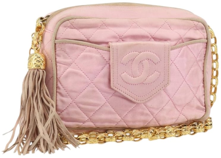 Chanel Chanel Vintage Camera Tassel Bag Satin
