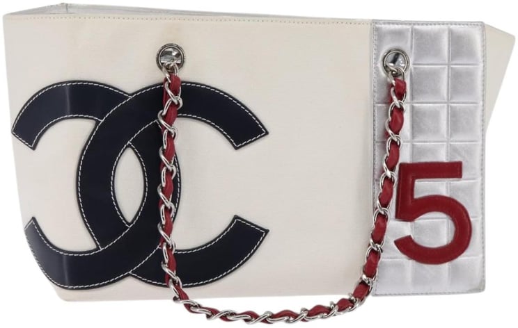 Chanel Chanel No.5 Tote Canvas and Leather Small