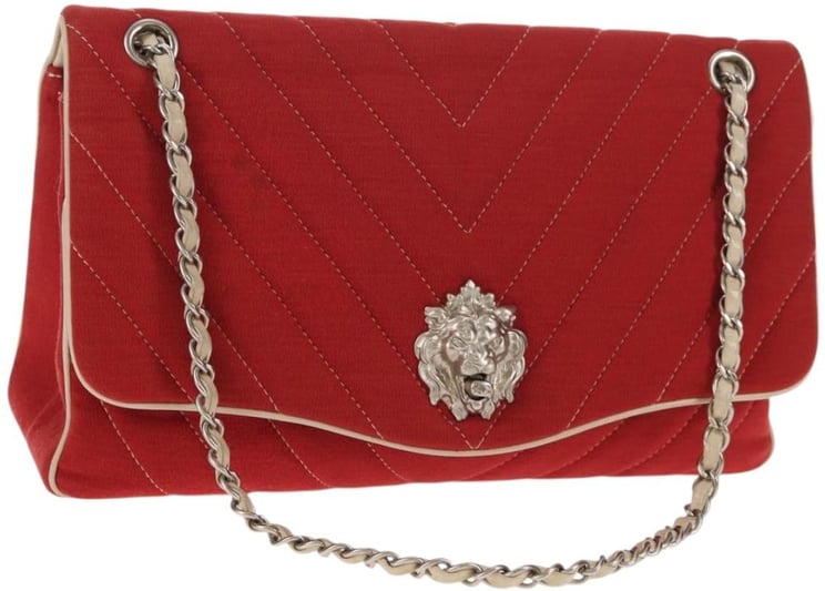 Chanel Chanel Leo Lion Flap Bag Chevron Jersey Medium