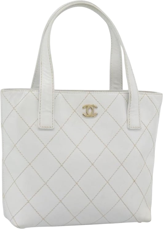 Chanel Chanel Surpique Tote Quilted Leather Small