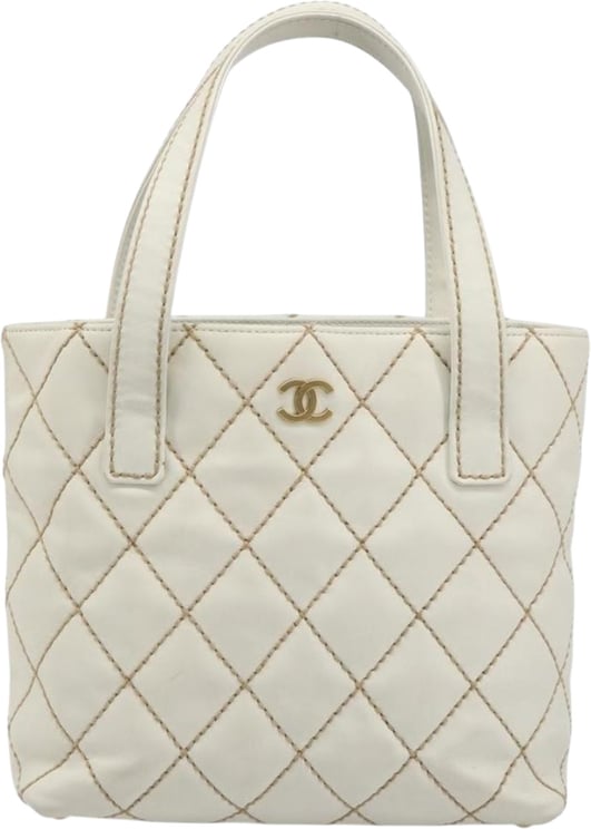 Chanel Chanel Surpique Tote Quilted Leather Small