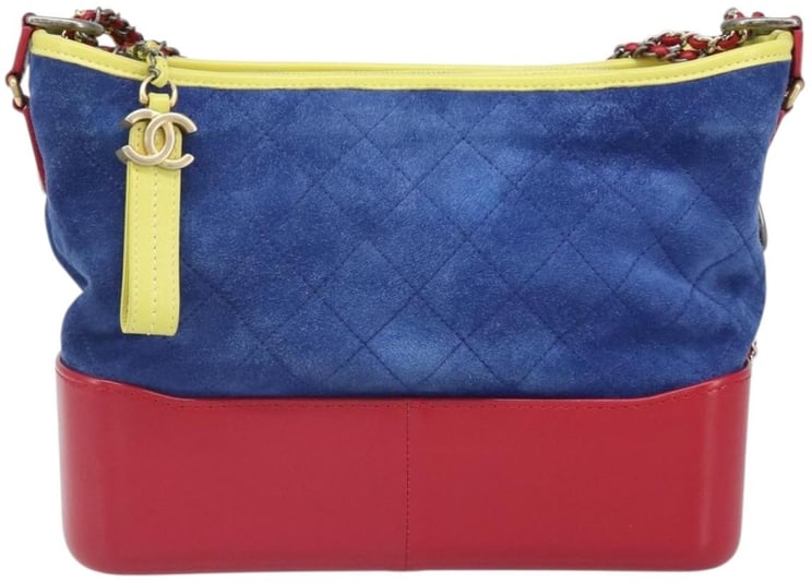 Chanel Chanel Gabrielle Hobo Quilted Suede Small