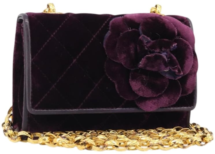Chanel Chanel Wallet on Chain Quilted Velvet