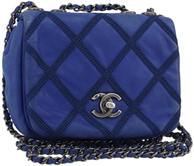 Chanel Chanel Diamond Stitch Chain Flap Bag Quilted Iridescent Calfskin Small