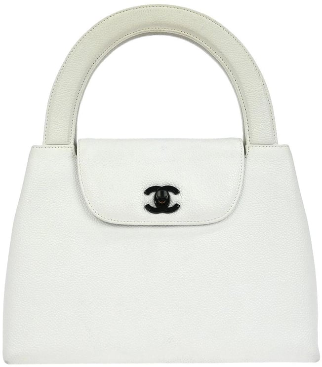 Chanel Chanel Vintage Top Handle Flap Bag Caviar Small