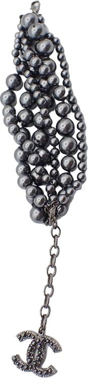 Chanel Chanel CC Charm Bracelet Faux Pearls and Metal