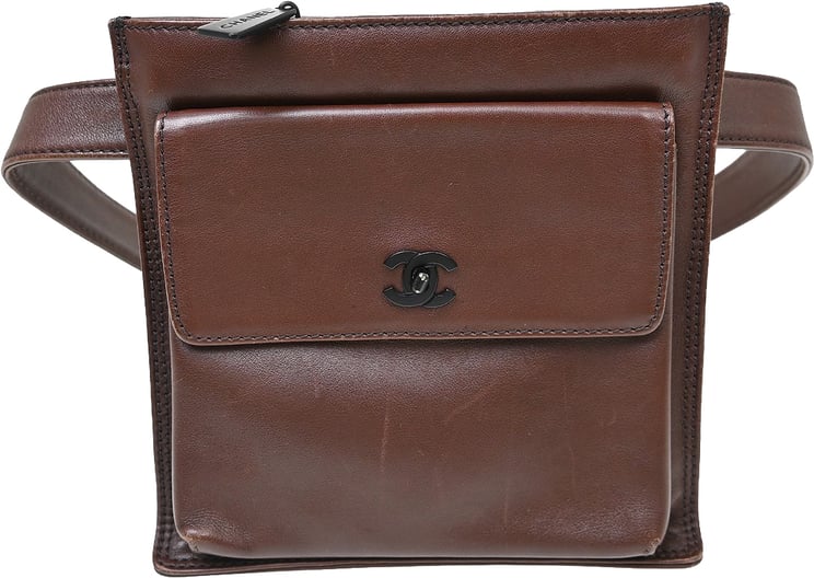 Chanel Chanel Vintage Front Pocket Waist Bag Leather Small