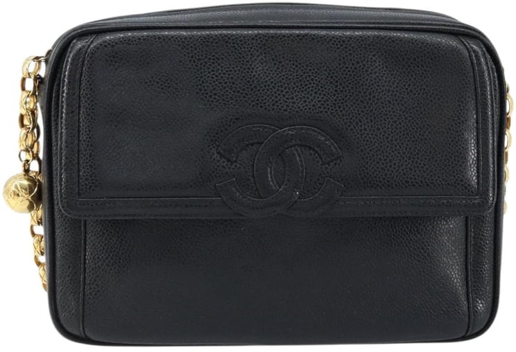 Chanel Chanel Vintage Front Pocket CC Camera Bag Caviar Small