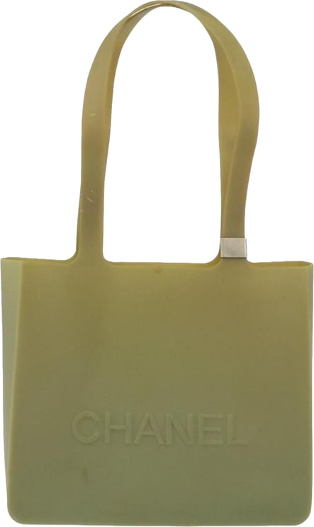 Chanel Chanel Vintage Logo Tote Plastic