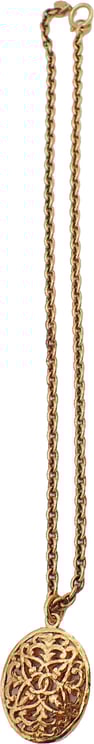 Chanel Chanel CC Pendant Chain Necklace Metal