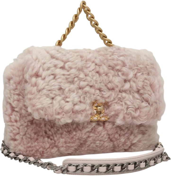 Chanel Chanel 19 Flap Bag Shearling Medium
