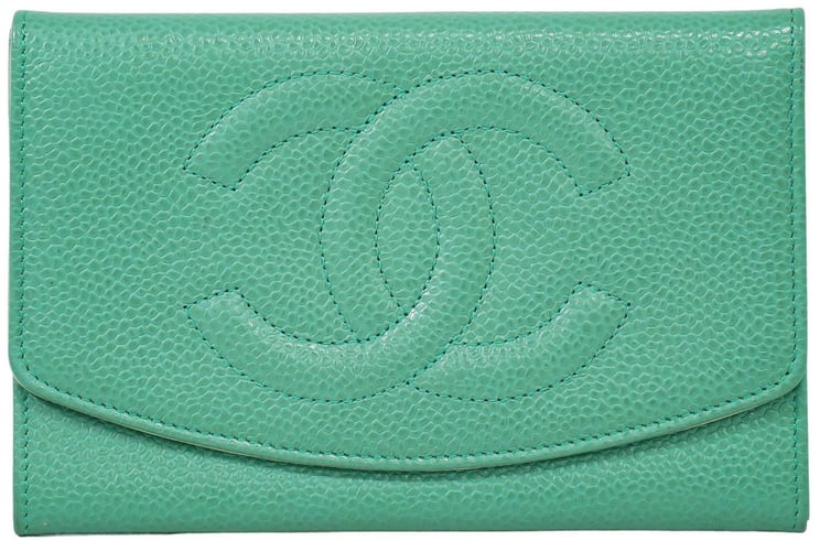 Chanel Chanel CC Compact Wallet Caviar