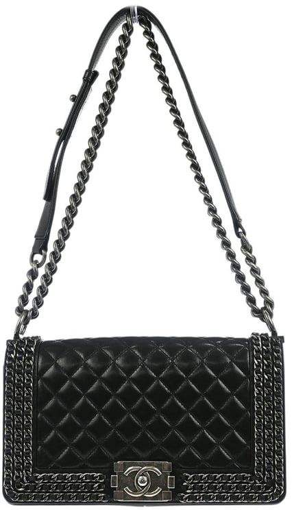 Chanel Chanel Chained Boy Flap Bag Quilted Lambskin