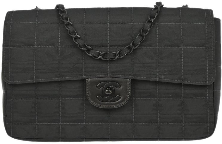 Chanel Chanel Travel Line Flap Bag Nylon Medium
