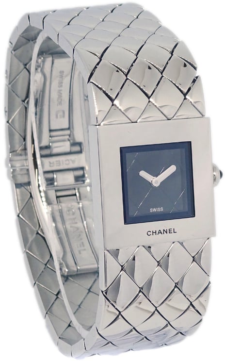 Chanel Chanel Matelasse Quartz Watch Stainless Steel 19
