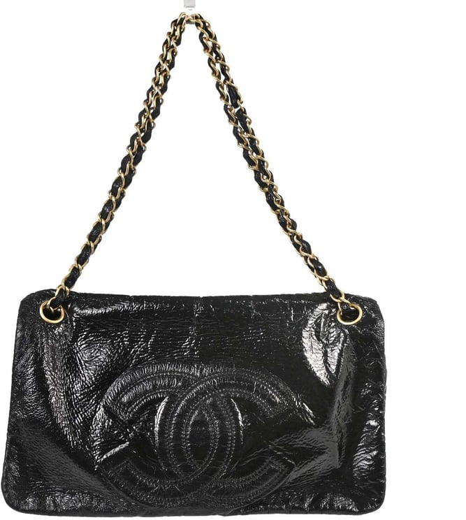 Chanel Chanel Rock and Chain Flap Patent Vinyl Medium