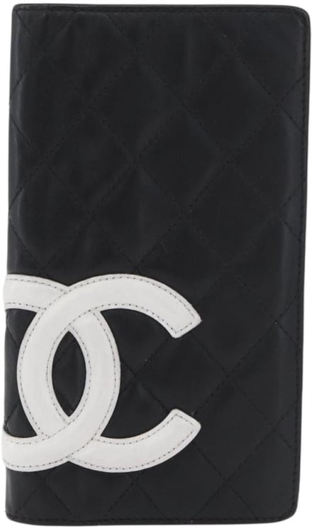 Chanel Chanel Cambon Bifold Wallet Quilted Lambskin Long