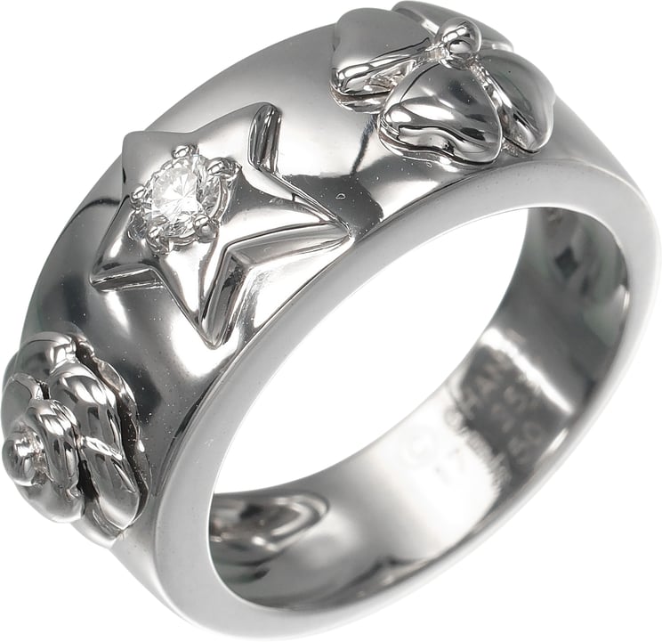 Chanel Chanel 3 Symbols 18K White Gold with Diamond 7.8