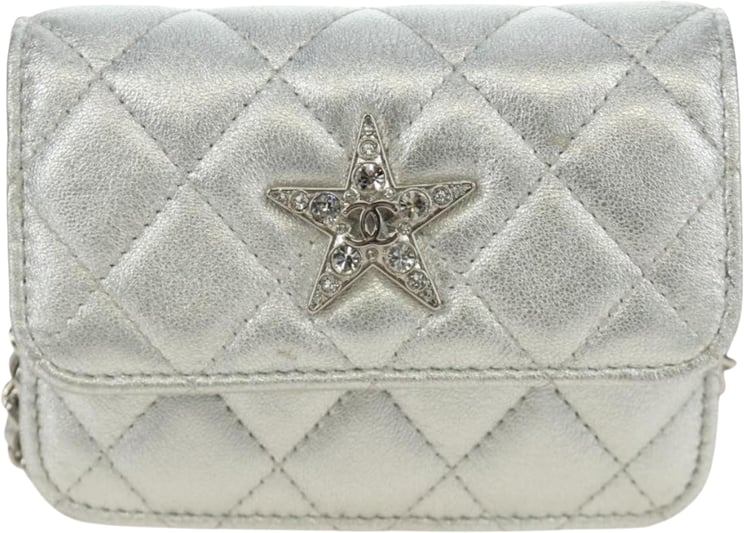 Chanel Chanel CC Star Flap Chain Belt Quilted Lambskin