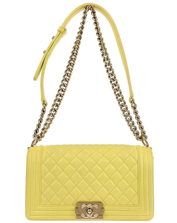 Chanel Chanel Boy Flap Bag Quilted Lambskin New Medium