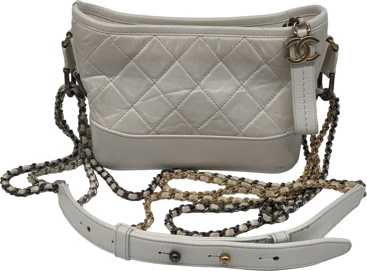 Chanel Chanel Gabrielle Hobo Quilted Aged Calfskin Small