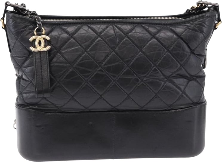 Chanel Chanel Gabrielle Hobo Quilted Aged Calfskin Small