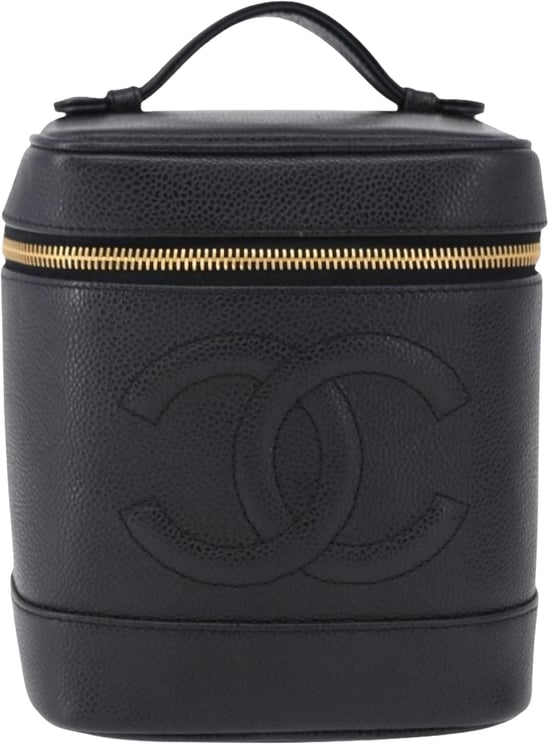 Chanel Chanel Vintage Timeless Vanity Case Caviar Tall