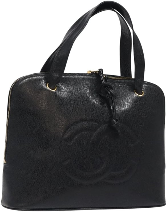 Chanel Chanel Coco Mark Black cakfskin