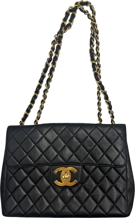 Chanel Chanel Vintage Classic Double Flap Maxi CC Lambskin