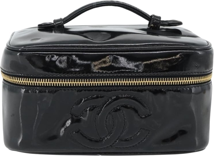 Chanel Chanel Vintage Timeless Cosmetic Case Patent Small