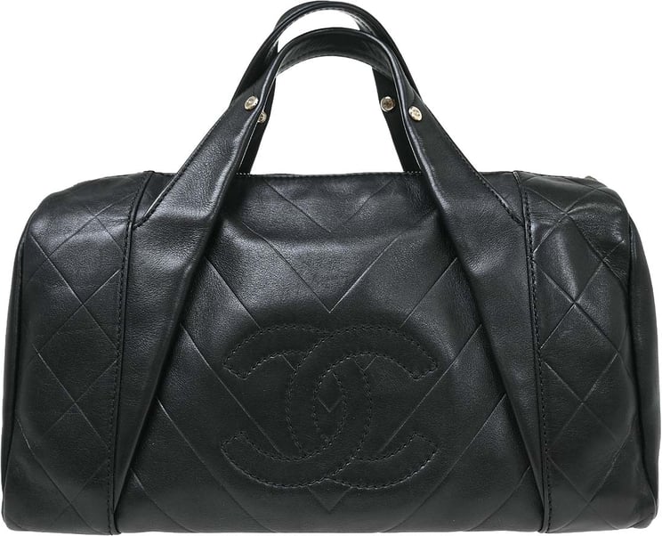 Chanel Chanel All Day Long Bowler Chevron Leather Medium