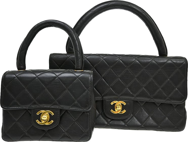 Chanel Chanel Vintage Square Classic Single Flap Quilted Lambskin Mini