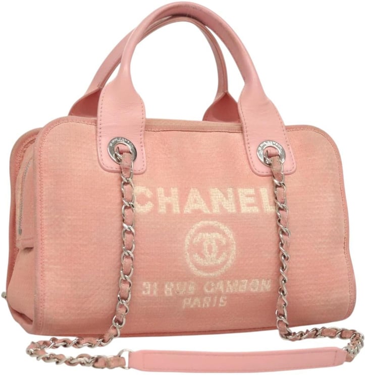 Chanel Chanel Deauville Tote Canvas Small