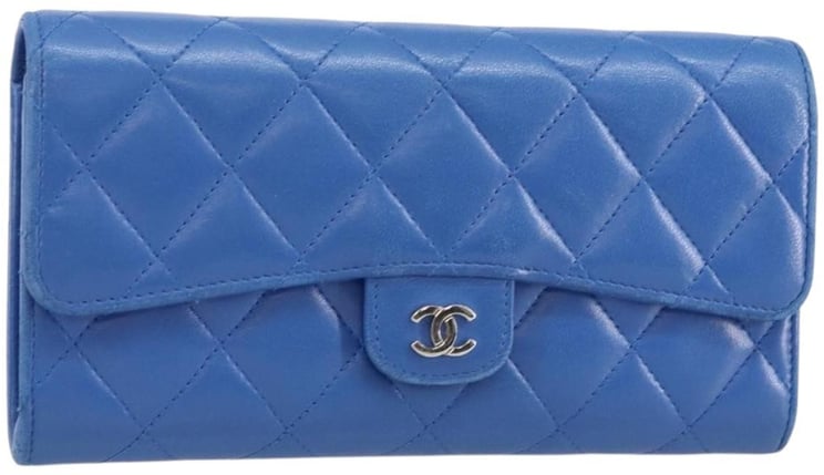 Chanel Chanel CC Gusset Classic Flap Wallet Quilted Lambskin Small