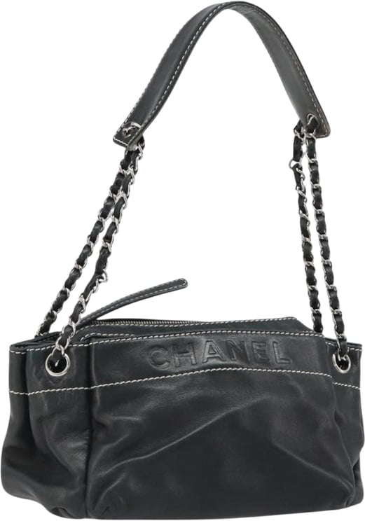 Chanel Chanel CC Shoulder Bag Leather Large