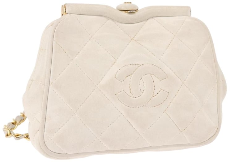 Chanel Chanel Vintage Diamond CC Tassel Quilted Lambskin Small